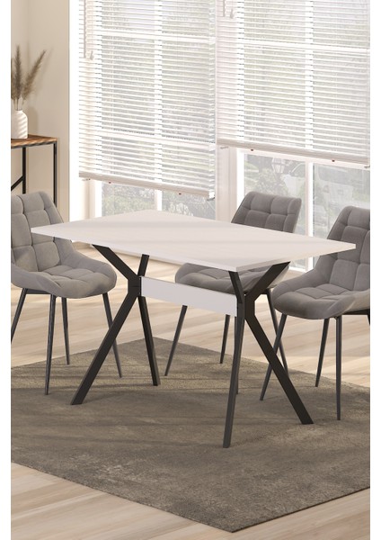 Ventora Yemek Masası Metal Ayaklı Mutfak Masası Yemek Masası Masa modelleri