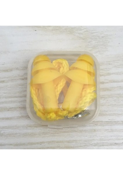 D 2 Adet Yumuşak Anti-Gürültü Kulak Tıkacı Su Geçirmez Yüzme Silikon Yüzmek Kulak Tıkacı Yetişkin Çocuk Yüzücüler Dalış Halat ile 2 Adet (Yurt Dışından)