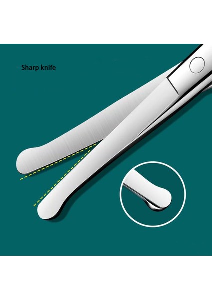 03 Yeni Yuvarlak Kafa Burun Saç Düzeltici Paslanmaz Çelik Kaş Burun Saç Makas Güvenlik Burun Saç Cımbız Manikür Yüz Makyaj Araçları (Yurt Dışından) indirimleri