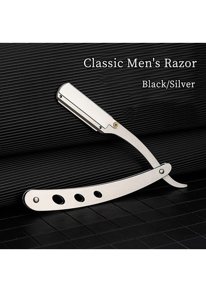 Siyah Retro Klasik Erkek Jilet Kuaförlük Berber Paslanmaz Çelik Keskin Katlanır Tıraş Makinesi Değiştirilebilir Bıçak Tutucu (Yurt Dışından) fiyatları