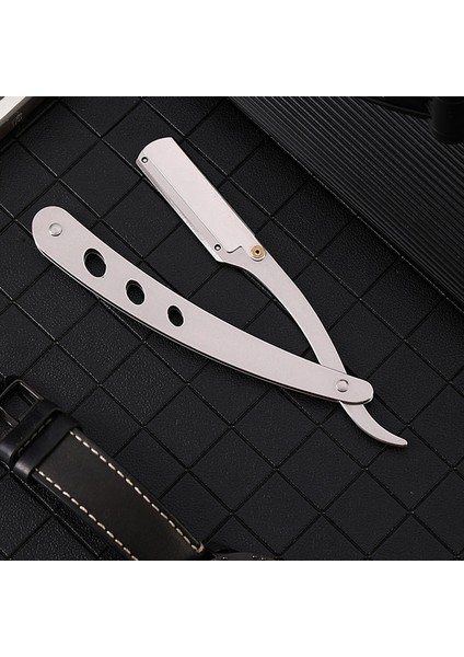 Siyah Retro Klasik Erkek Jilet Kuaförlük Berber Paslanmaz Çelik Keskin Katlanır Tıraş Makinesi Değiştirilebilir Bıçak Tutucu (Yurt Dışından) fırsatları