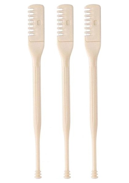 3 Adet Pratik Burun Saç Düzeltici Kompakt Boyut Çok Amaçlı Hafif Tek Kullanımlık Keskin Burun Saç Kesici Tıraş Makinesi (Yurt Dışından)