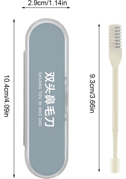 Mavi Çift Taraflı Burun Saç Bıçağı Manuel Burun Deliği Temizleme Burun Saç Düzeltici Kadın Erkek Için 360 Derece Döndür Burun Deliği Temizleme Makası (Yurt Dışından) indirimleri
