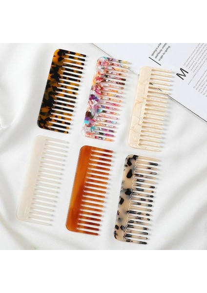 Bk Asetat Saç Tarak Renkli Kuaförlük Tarak Saç Fırçası Kadın Kızlar Için Saç Şekillendirici Berber Aksesuarları Saç Tarakları (Yurt Dışından) fiyatları