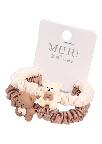 Beyaz 2 Adet Yay Hairbands Kumaş Saç Bantları Kafa Bandı Kızlar Elastik Lastik Bant Şapkalar Saç Aksesuarları Çocuklar Sevimli Tatlı Süsler (Yurt Dışından)