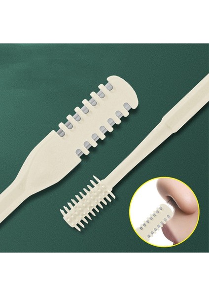 Yeşil 01 360 Derece Döndür Burun Deliği Temizleme Makası Çift Taraflı Burun Saç Bıçağı Manuel Burun Deliği Temizleme Burun Saç Düzeltici (Yurt Dışından) fırsatları