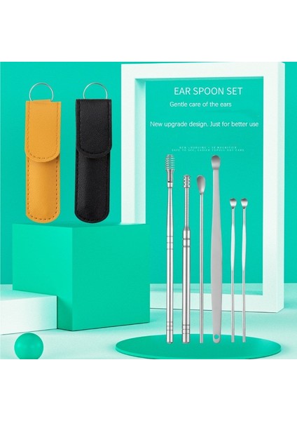 Sarı 6 Adet Kulak Temizleyici Balmumu Temizleme Aracı Kulak Tıkacı Çubukları Kulak Kirini Çıkarıcı Küret Kulak Temizleme Çubuğu Temizleme Kulak Temizleyici Kaşık Sağlık Kulak Tıkacı (Yurt Dışından) modelleri