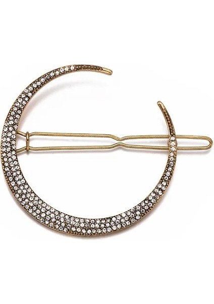 Stil 4 Ay Yıldız Kar Tanesi Tokalar Kristal Rhinestones Saç Klipleri Kadın Moda Şekillendirici Araçları Kızlar Saç Tokası Elmas Saç Aksesuarları (Yurt Dışından)