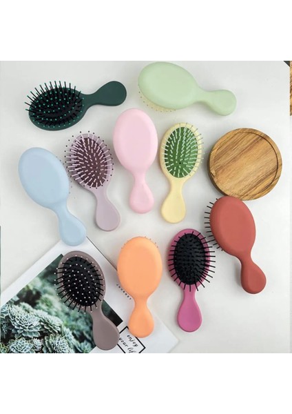 21 1 Adet Mini Saç Tarak Salon Saç Fırçası Taşınabilir Kafa Baş Masaj Aleti Saç Combs Moda Şekillendirici Şampuan Saç Fırçası Dolaşık Açıcı Araçları (Yurt Dışından)