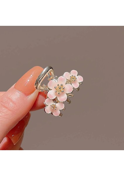 Stil D Kadın Kızlar Sevimli Sakura Küçük Saç Klipleri Tatlı Erik Çiçeği Saç Pençe Metal Mini Saç Klipleri Kiraz Çiçekleri Tokalar (Yurt Dışından) fırsatları
