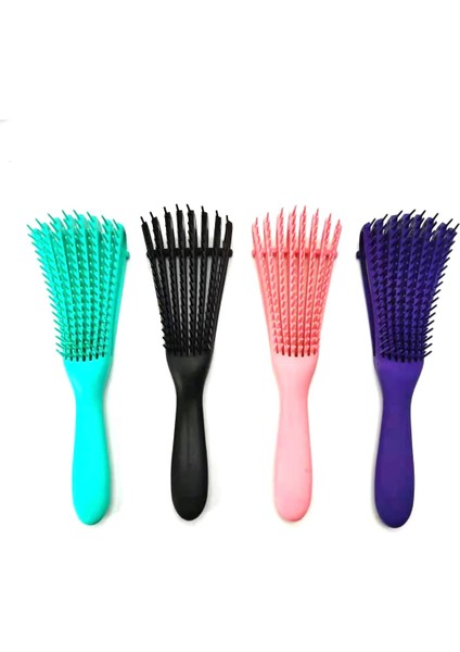 1 Adet Pençe 1 Adet Detangle Saç Ahtapot Fırça Saç Derisi Masaj Tarak Saç Fırçası Dalgalı Kıvırcık Coily Islak Kuru Yağ Saç Fırçası Salon Saç Şekillendirici Aracı (Yurt Dışından)