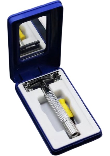 Tıraş Makinesi Erkekler Tıraş Yüz Saç Jilet ve Bıçaklar Antika Şerit Katlanır Tıraş Bıçağı Paslanmaz Çelik Düz Jilet Tutucu Berber Aletleri (Yurt Dışından)