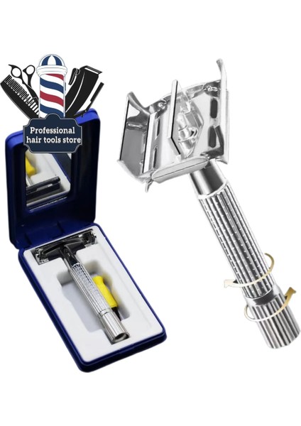 Tıraş Makinesi Erkekler Tıraş Yüz Saç Jilet ve Bıçaklar Antika Şerit Katlanır Tıraş Bıçağı Paslanmaz Çelik Düz Jilet Tutucu Berber Aletleri (Yurt Dışından) fiyatları