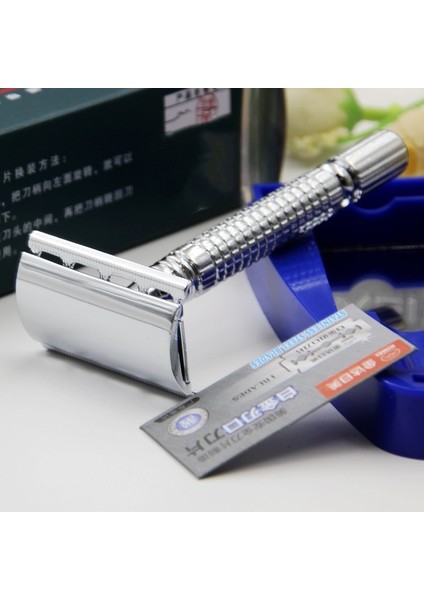 Tıraş Makinesi Erkekler Tıraş Yüz Saç Jilet ve Bıçaklar Antika Şerit Katlanır Tıraş Bıçağı Paslanmaz Çelik Düz Jilet Tutucu Berber Aletleri (Yurt Dışından) modelleri