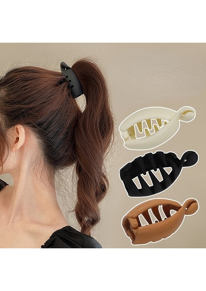 10 cm Pembe Buzlu Yüksek At Kuyruğu Klipleri Düz Renk Muz Klip Kadın Saç Stili Aksesuarları Moda At Kuyruğu Tokalarım Saç Pençeleri Tokalar (Yurt Dışından) fiyatları