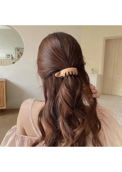 10 cm Pembe Buzlu Yüksek At Kuyruğu Klipleri Düz Renk Muz Klip Kadın Saç Stili Aksesuarları Moda At Kuyruğu Tokalarım Saç Pençeleri Tokalar (Yurt Dışından) fırsatları