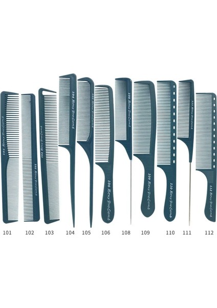 GREEN-110 1 Adet Anti-Statik Ince Diş Sivri Kuyruk Tarak Kuaför Plastik Saç Kesme Tarağı Saç Fırçası Şekillendirici Aracı (Yurt Dışından)
