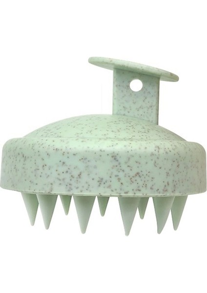 Yeşil Kafa Derisi Masaj Tarak Saç Yıkama Silikon Şampuan Fırçası Vücut Masaj Fırçası Banyo Duş Fırçası Salon Kuaförlük Aracı (Yurt Dışından)