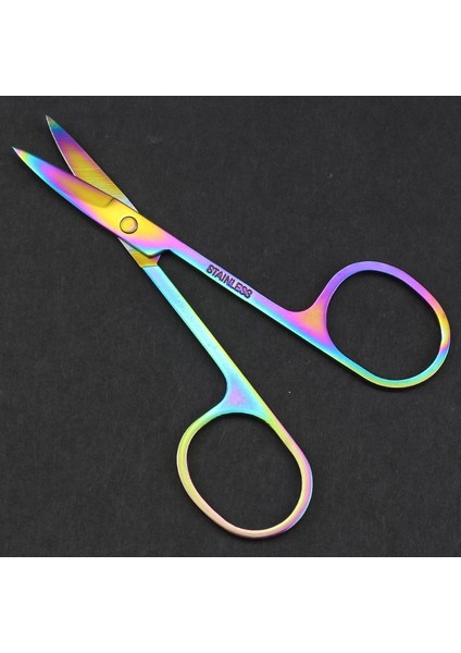 Yuvarlak Kafa Erkek ve Kadın Genel Amaçlı Paslanmaz Çelik Siyah Yuvarlak Kafa Emniyetli Burun Saç Makası/kaş Düzeltici (Yurt Dışından) fırsatları