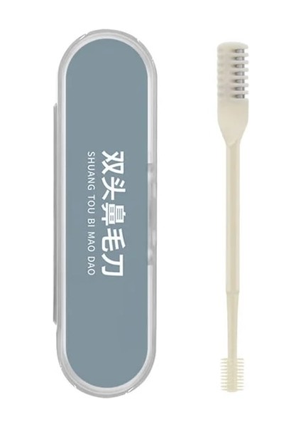 1 Adet 2/1 Adet Burun Kılı Düzeltici Tıraş Makinesi 360° Dönen Manuel Burun Jilet Saç Kaldırma Çift Kafa Burun Temiz Mini Burun Epilasyon Stilleri (Yurt Dışından)