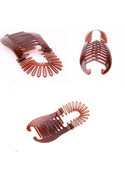 Fuşya Elastik Saç Braider Muz Klip Kadın Kızlar Için Saç Pençe Klip Balık Şekli Muz Tokalarım Firkete Metal Saç Saç Aksesuarları (Yurt Dışından) fırsatları