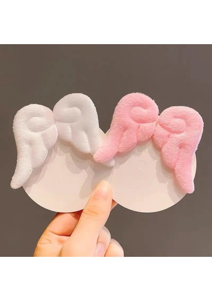 Melek Beyaz Bir Çift Süper Sevimli Melek Kanadı Peluş Firkete Çocuk Kız Saç Tokası Aksesuarları Tokalarım Saç Tokası Headdress Şapkalar Saç Tokası Süsler (Yurt Dışından)
