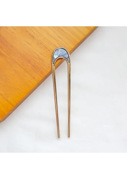 Stil 4 Yeni Saç Klipleri Japonya Tokalar Saç Sopa Kadın Saç Tokası Sadelik Renkli U Şekli Kızlar Saç Sopa Saç Aksesuarları (Yurt Dışından)