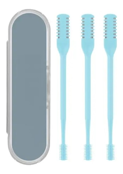 Gök Mavisi 3 Adet Kompakt Yeniden Kullanılabilir Keskin Unisex Yetişkinler Burun Saç Kesme Aracı Güzellik Malzemeleri Burun Saç Kesme Aracı Burun Saç Çıkarıcı (Yurt Dışından)