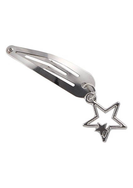 1 Adet A 1/2 Adet Gümüş Y2K Metal Yapış Saç Klip Kadınlar Için Çapraz Ayı Iskelet Zincir Tokalar Tokalarım Kızlar Punk Serin Saç Aksesuarları (Yurt Dışından)