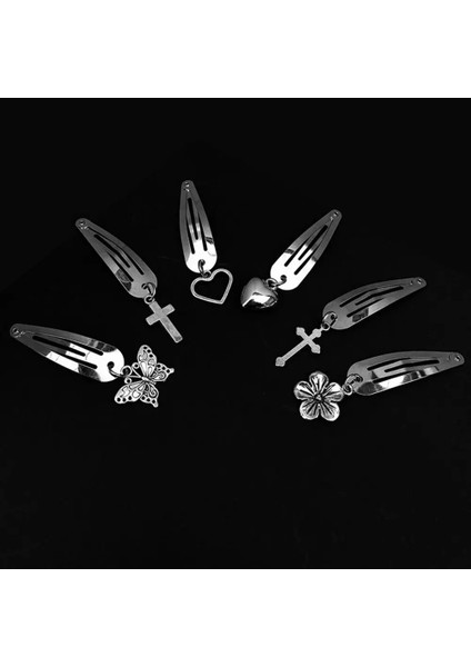 1 Adet Örümcek Iskelet 1/2 Adet Gümüş Y2K Metal Yapış Saç Tokası Kadınlar Için Çapraz Ayı Iskelet Zincir Tokalar Tokalarım Kızlar Punk Serin Saç Aksesuarları (Yurt Dışından) fırsatları