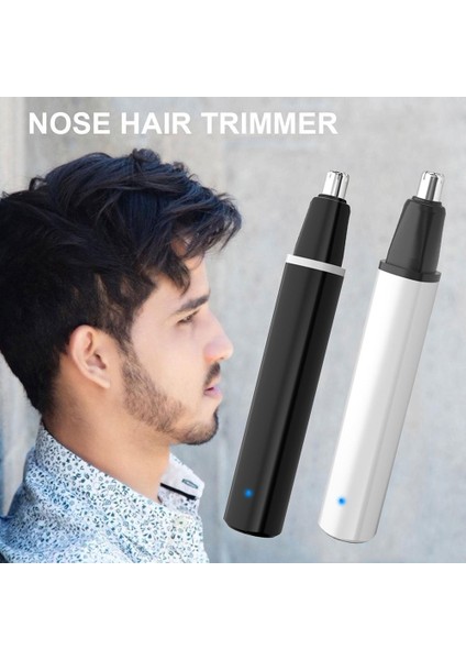 Beyaz Elektrikli Kulak Burun Saç Düzeltici Taşınabilir Elektrikli Burun Saç Tıraş Kaş Kaldırma Tıraş Makinesi USB Şarj Edilebilir Yüz Bakımı Erkekler Için (Yurt Dışından) fırsatları