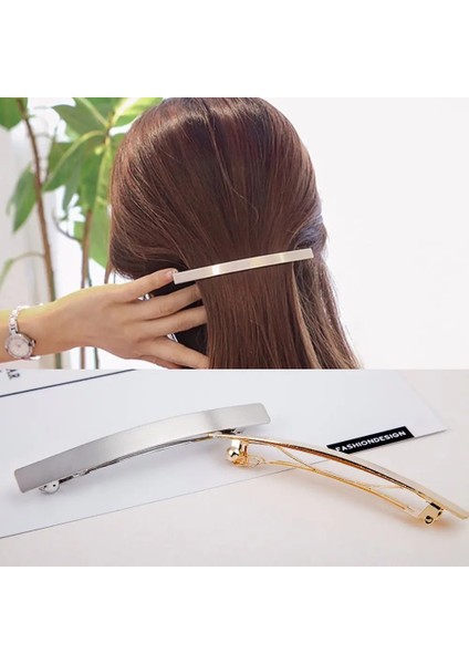 Gümüş 1 Adet Basit Metal Dıy Yapış Saç Klipleri Altın Gümüş Kızlar Kadın Tokalar Pençe Tokalarım Bayanlar Için Yetişkin Saç Hairgrips Saç Erişim (Yurt Dışından) fiyatları