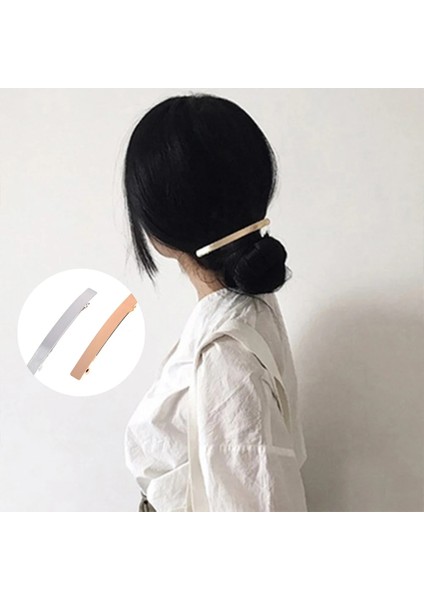 Gümüş 1 Adet Basit Metal Dıy Yapış Saç Klipleri Altın Gümüş Kızlar Kadın Tokalar Pençe Tokalarım Bayanlar Için Yetişkin Saç Hairgrips Saç Erişim (Yurt Dışından) modelleri