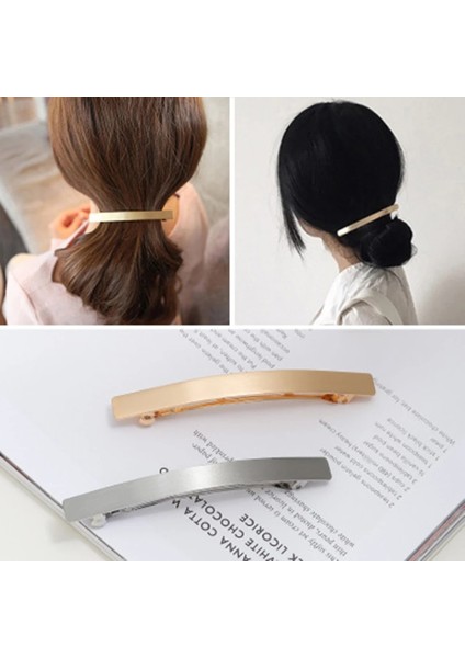 Gümüş 1 Adet Basit Metal Dıy Yapış Saç Klipleri Altın Gümüş Kızlar Kadın Tokalar Pençe Tokalarım Bayanlar Için Yetişkin Saç Hairgrips Saç Erişim (Yurt Dışından) indirimleri