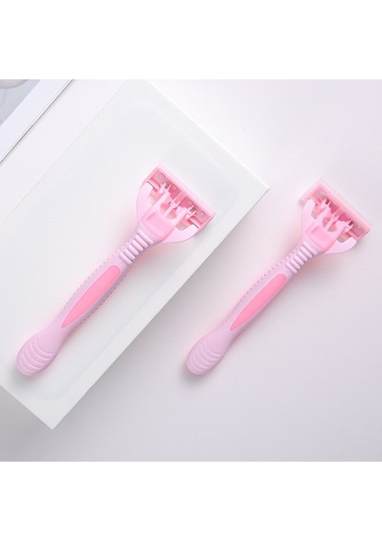 Pembe 6 Katmanlar 2 Jilet Tutucu Tıraş Makinesi Güvenlik Jilet Bıçakları Manuel Tıraş Yüz Bakımı Sakal Saç Çıkarıcı Yüz Sakal Erkek Kadın (Yurt Dışından) fırsatları