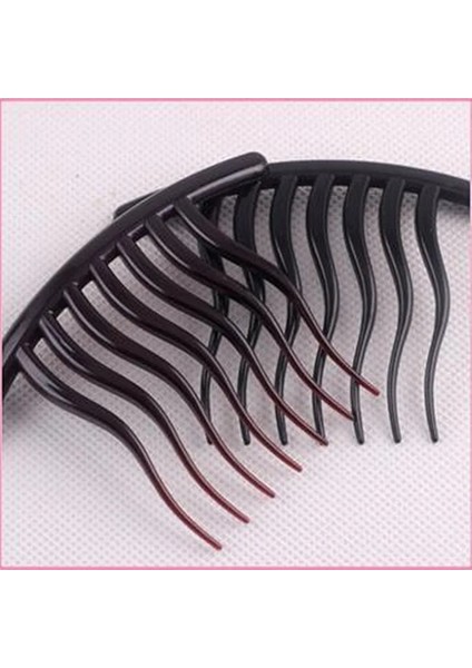 Kahve Dalgalı Diş Ekleme Firkete Tarak Headdress 7 Diş Reçine Kurulu Saç Tarak Takı Tarak Saç Erişim Kuaförlük Araçları Aksesuarları (Yurt Dışından) fiyatları