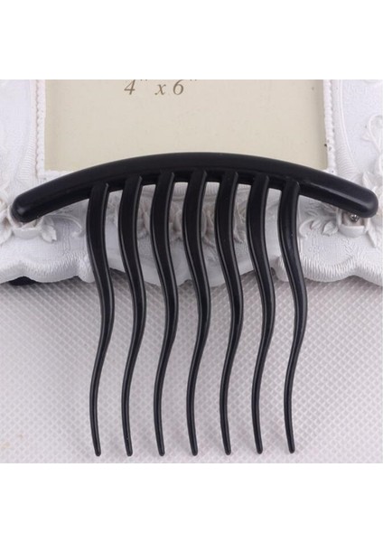 Kahve Dalgalı Diş Ekleme Firkete Tarak Headdress 7 Diş Reçine Kurulu Saç Tarak Takı Tarak Saç Erişim Kuaförlük Araçları Aksesuarları (Yurt Dışından) modelleri