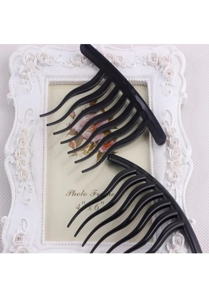 Kahve Dalgalı Diş Ekleme Firkete Tarak Headdress 7 Diş Reçine Kurulu Saç Tarak Takı Tarak Saç Erişim Kuaförlük Araçları Aksesuarları (Yurt Dışından) fırsatları