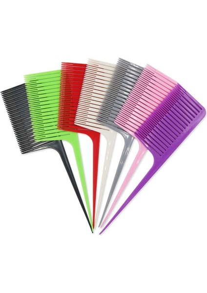 Gümüş Meslek Saç Boyama Tarak Örgü Tarak Kuyruk Pro-Saç Boyama Vurgulama Tarak Dokuma Kesme Saç Fırçası Kuaförlük Için (Yurt Dışından) fiyatları