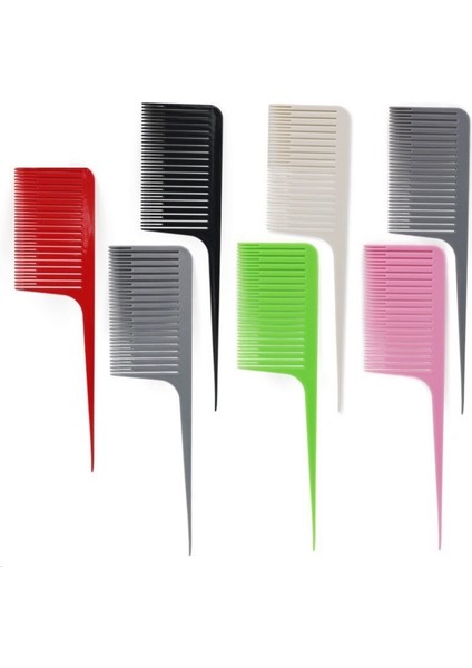 Gümüş Meslek Saç Boyama Tarak Örgü Tarak Kuyruk Pro-Saç Boyama Vurgulama Tarak Dokuma Kesme Saç Fırçası Kuaförlük Için (Yurt Dışından) modelleri