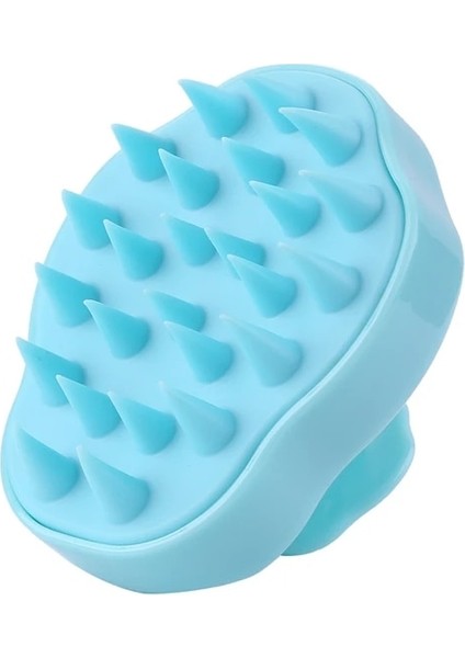 17 Silikon Saç Derisine Masaj Fırçası Tarak Şampuan Saç Yıkama Tarak Sihirli Kolu Fırça Banyo Spa Masaj Fırçası Escova De Cabelo (Yurt Dışından)