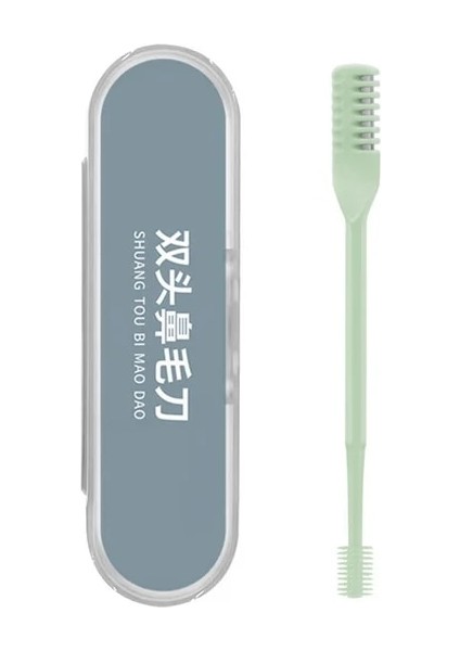 1 Adet 2/1 Adet Burun Kılı Düzeltici Tıraş Makinesi 360° Dönen Manuel Burun Jilet Saç Kaldırma Çift Kafa Burun Temiz Mini Burun Epilasyon Stilleri (Yurt Dışından)