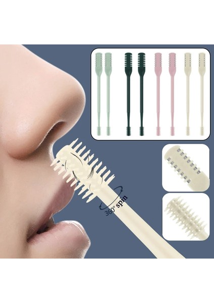 1 Adet 2/1 Adet Burun Kılı Düzeltici Tıraş Makinesi 360° Dönen Manuel Burun Jilet Saç Kaldırma Çift Kafa Burun Temiz Mini Burun Epilasyon Stilleri (Yurt Dışından) fiyatları