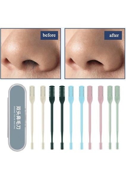 1 Adet 2/1 Adet Burun Kılı Düzeltici Tıraş Makinesi 360° Dönen Manuel Burun Jilet Saç Kaldırma Çift Kafa Burun Temiz Mini Burun Epilasyon Stilleri (Yurt Dışından) fırsatları