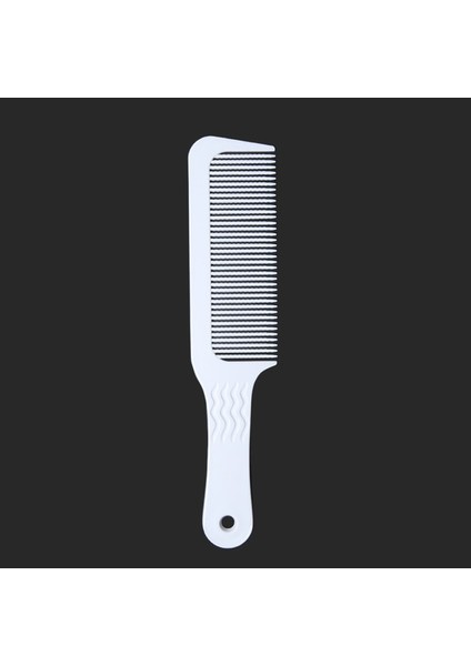 Beyaz Profesyonel Salon Kuaför Saç Kesme Aksesuarları Düz Kafa Kesim Tarak Anti-Statik Saç Şekillendirici Geniş Diş Erkekler Kesim Saç Fırçası 1 Adet (Yurt Dışından)