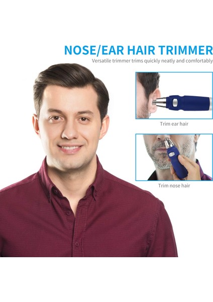 Mavi Yeni Kulak Burun Yüz Saç Düzeltici Boyun Saç Kesici Kadın Erkek Burun Yün Uygulama Elektrikli Tıraş Aracı Taşınabilir Aksesuarlar (Yurt Dışından) indirimleri
