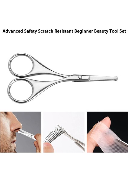 05 1 Adet Yuvarlak Kafa Burun Saç Düzeltici Paslanmaz Çelik Kaş Burun Saç Makas Evrensel Güvenlik Burun Saç Cımbız Makyaj Araçları (Yurt Dışından) fiyatları