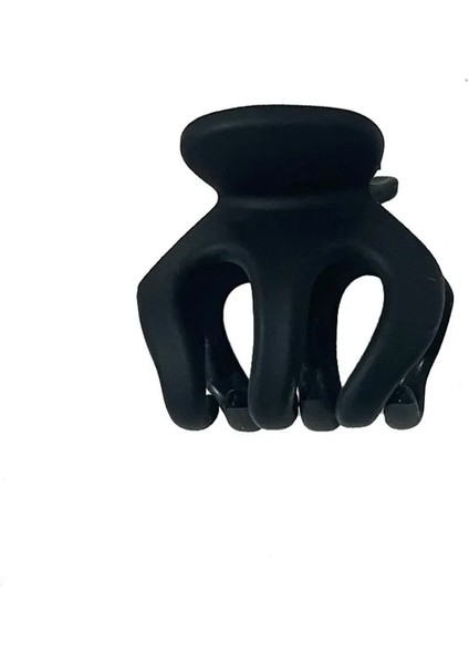 Siyah 2cm 1 Adet Küçük 2-5cm Siyah Saç Pençeleri Plastik Mat Yan Saç Klipleri Kızlar Küçük Firkete Saç Şekillendirici Hairgrips Yüksek At Kuyruğu Kadın Pençeleri (Yurt Dışından)