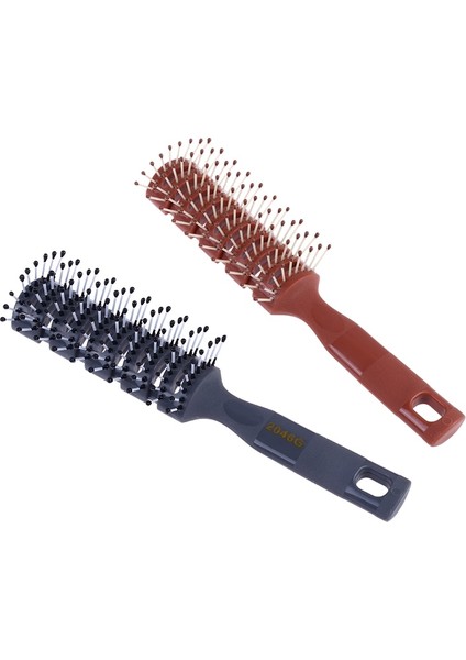 Pic Gösterisi Olarak Salon Ev Profesyonel Erkek Pomad Kaburga Tarak Saç Şekillendirici Masaj Kıvırma Saç Fırçası Iç Toka Modelleme (Yurt Dışından)