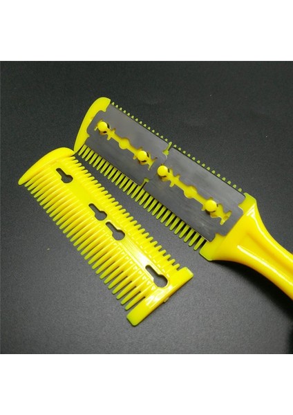 Pembe 1 Adet Saç Kesim Şekillendirici Berber Makası Sihirli Bıçak Tarak Kuaförlük Araç Seti En Kaliteli Çift Taraflı Bıçak Saç Makası Siyah (Yurt Dışından) modelleri